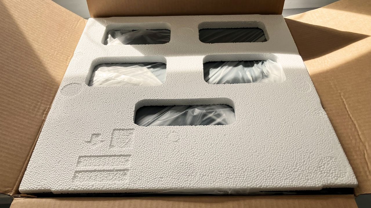 Hisense 4.4-cu ft Mini Fridge with Freezer being tested in writer's home