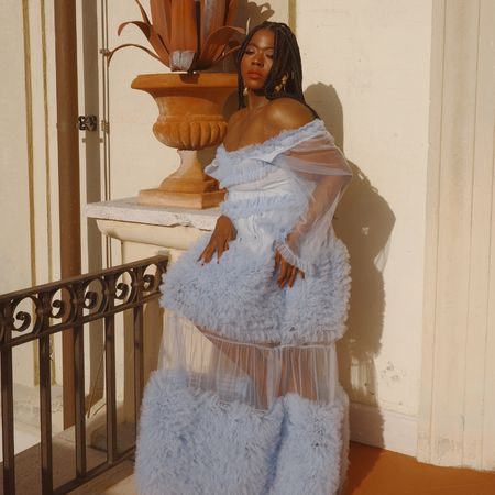 stephanie yeboah wears plus size wedding guest dresses 2026
