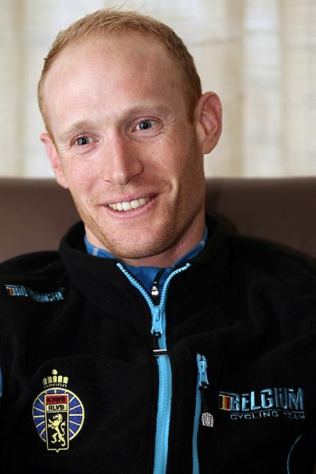 Klaas Vantornout relaxing in Louisville.