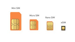 various Sim cards