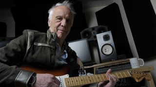 Guitarist Robin Trower during a shoot at Studio 91, Newbury, April 19, 2011.