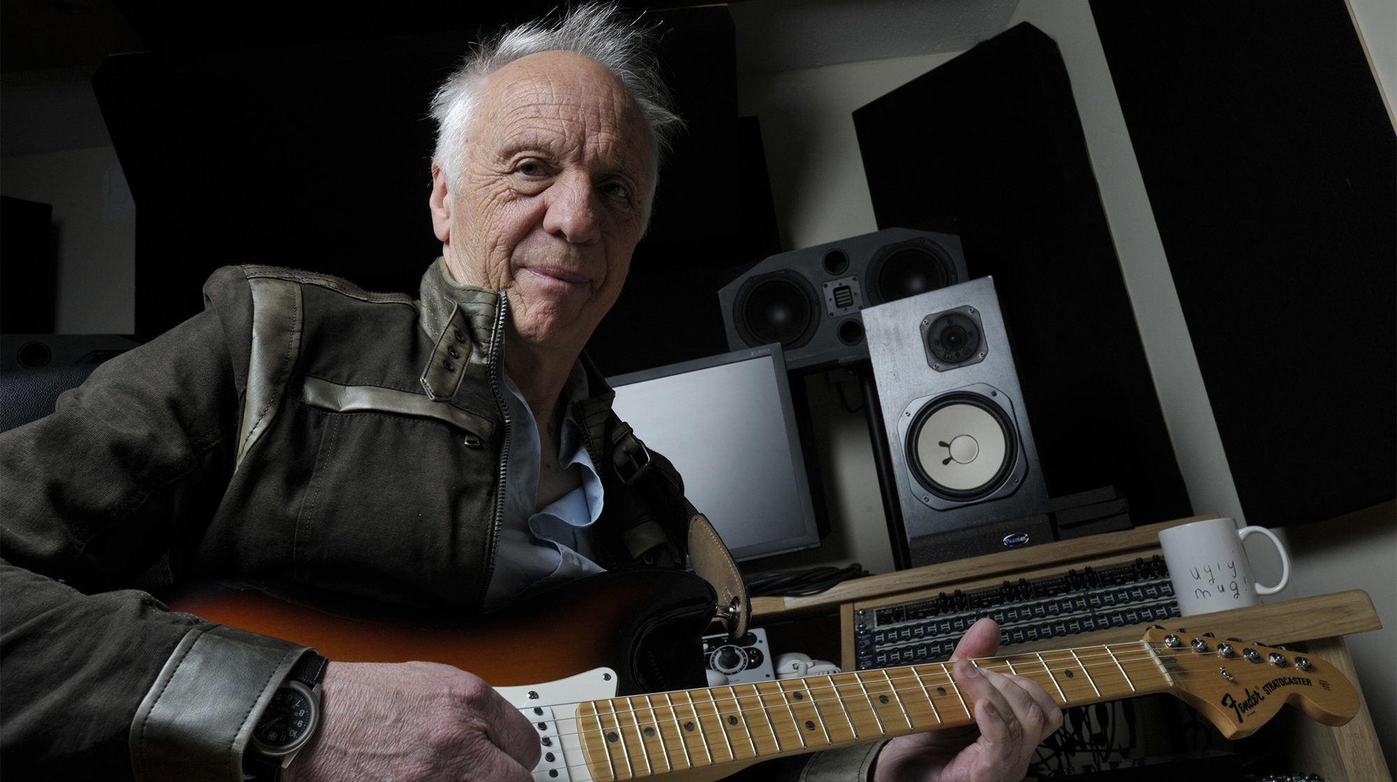 Guitarist Robin Trower during a shoot at Studio 91, Newbury, April 19, 2011. 