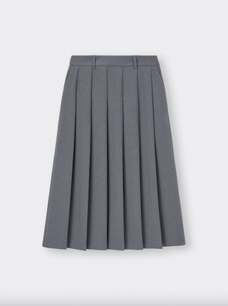 Marbled Wool Pleated Skirt - Women | Mango Usa