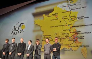 The map of the Tour de France 2017 route