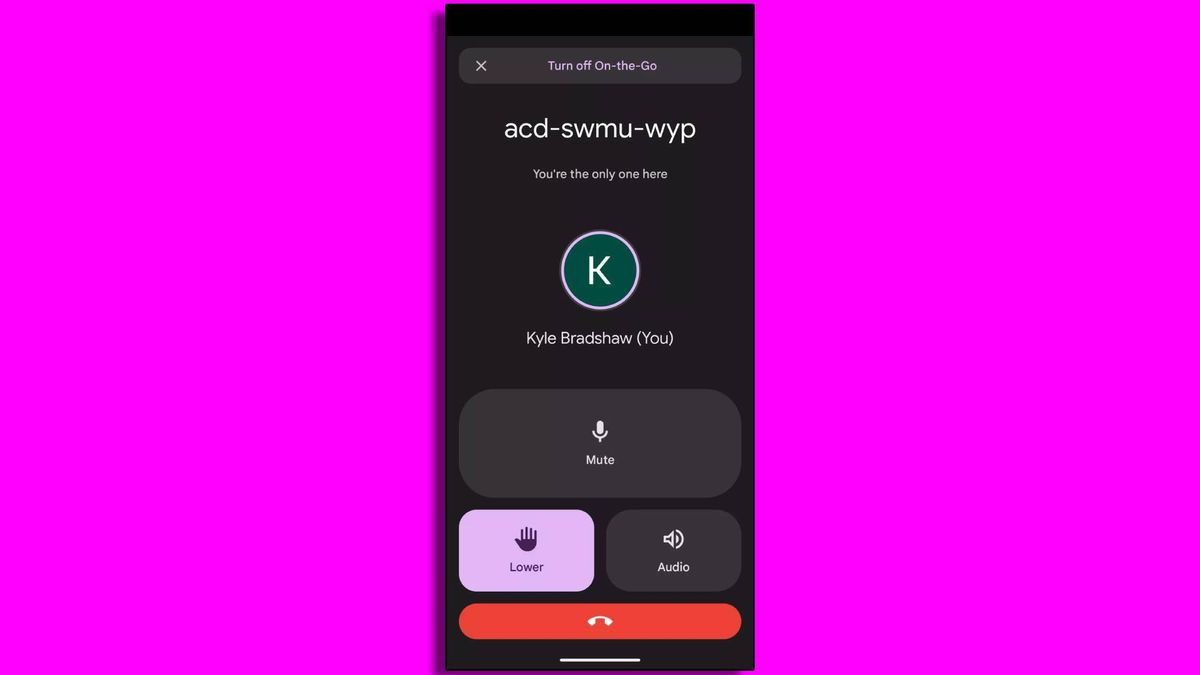 on the go feature screenshot