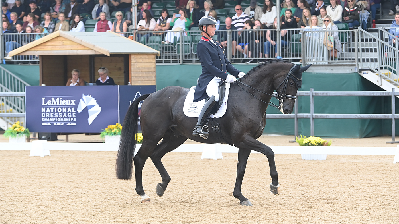 At the 2023 LeMieux National Dressage Championships, Carl Hester and Lady Anne Evans&amp;rsquo; exceptional En Vogue led the LeMieux grand prix gold championship.