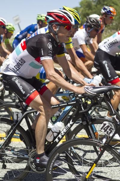 Chris Horner (RadioShack-Nissan) had a quiet day in the peloton.