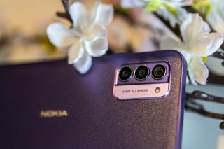 A Nokia G42 being tested and reviewed