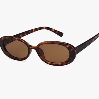 Sopaila Mini Vintage Retro oval sunglasses 
