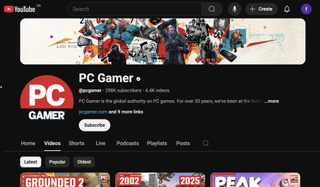 PCGamer YouTube