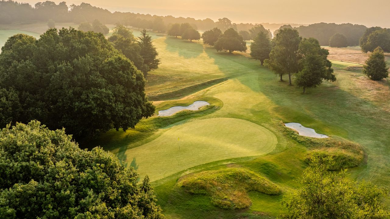 The par-5 5th at Cowdray Golf Club