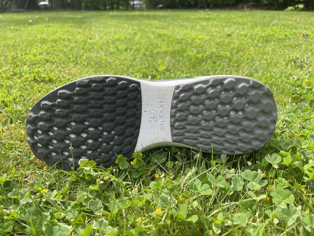 The outsole of the Stuburt Urban 2.0 golf shoe