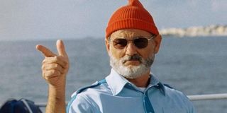 Bill Murray in Wes Anderson's The Life Aquatic with Steve Zissou
