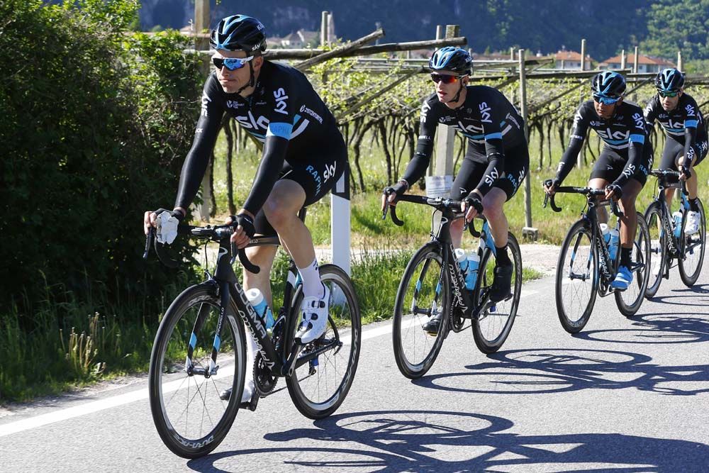 Team Sky rode to set up Landa for his late attack