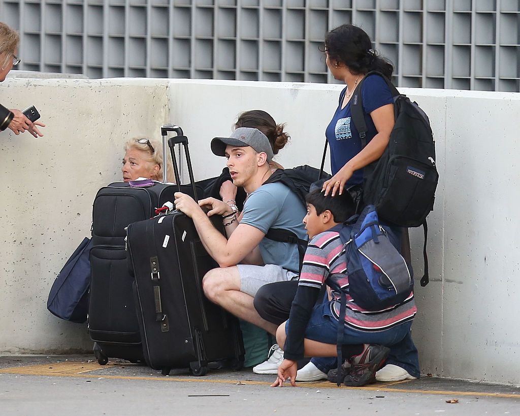 The aftermath of a shooting in the Fort Lauderdale airport