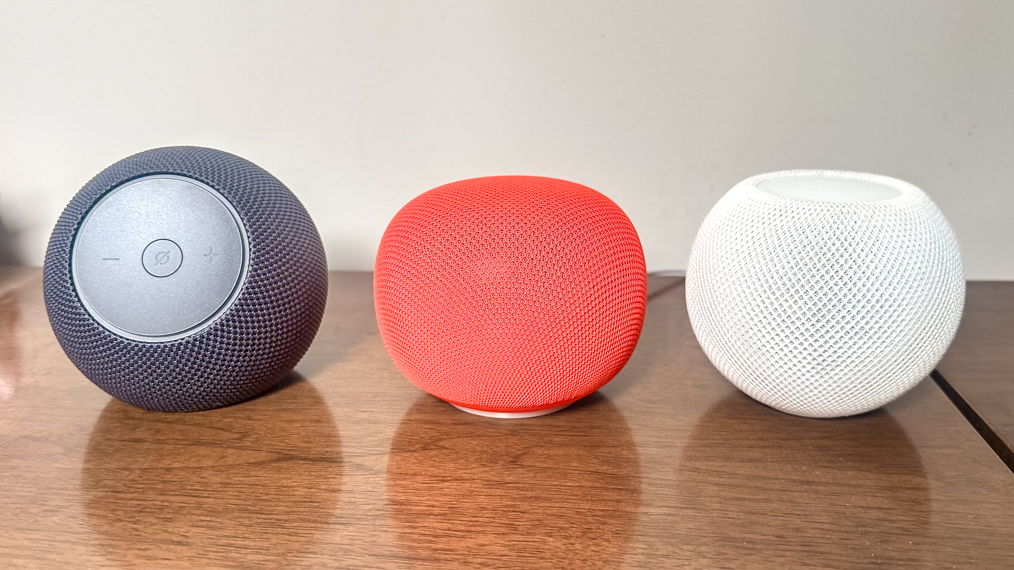 Google Home Speaker with Echo Dot Max and HomePod mini
