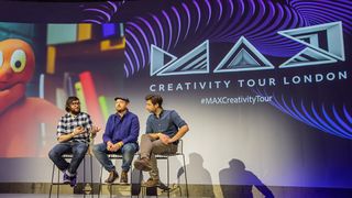 The creators behind Archie the Reindeer sharing their insights on the MAX Creativity Tour