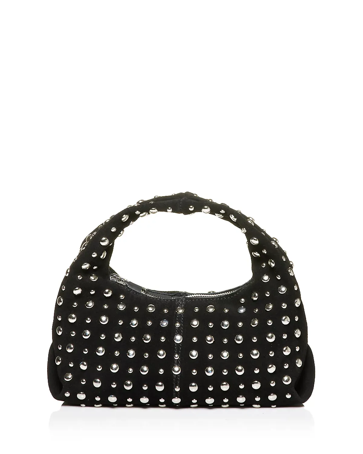 AQUA, Small Studded Hobo Bag - Exclusive