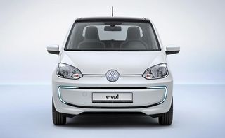 Volkswagen electric car e-Up front view