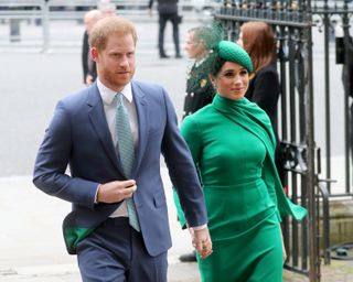 Prince Harry and Meghan, Duchess of Sussex attend the Commonwealth Day Service