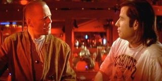 Bruce Willis alongside John Travolta in Pulp Fiction.