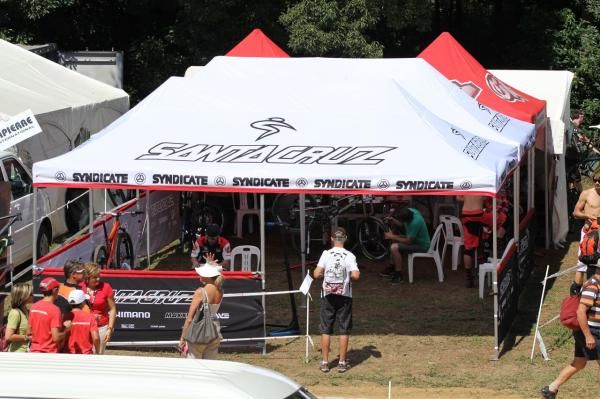 The Santa Cruz Syndicate set up at the World Cup opener