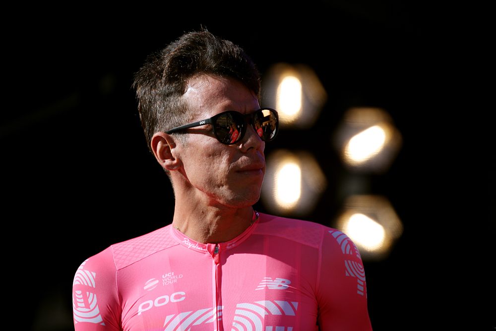 Rigoberto Uran (EF Education First) at the team presentation at the Tour de France