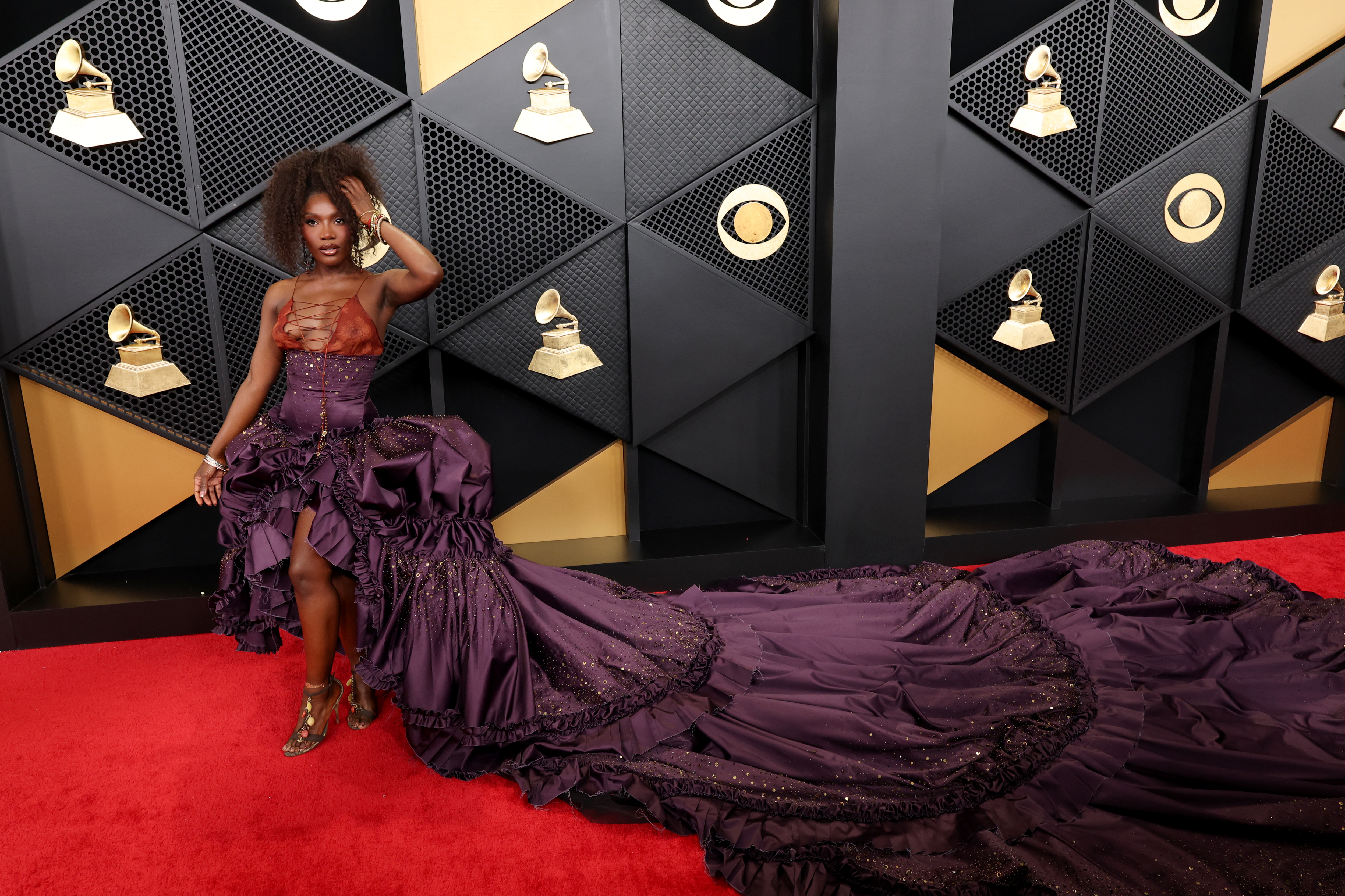 LOS ANGELES, CALIFORNIA - FEBRUARY 01: (FOR EDITORIAL USE ONLY) Doechii attends the 68th GRAMMY Awards at Crypto.com Arena on February 01, 2026 in Los Angeles, California. (Photo by Amy Sussman/Getty Images)