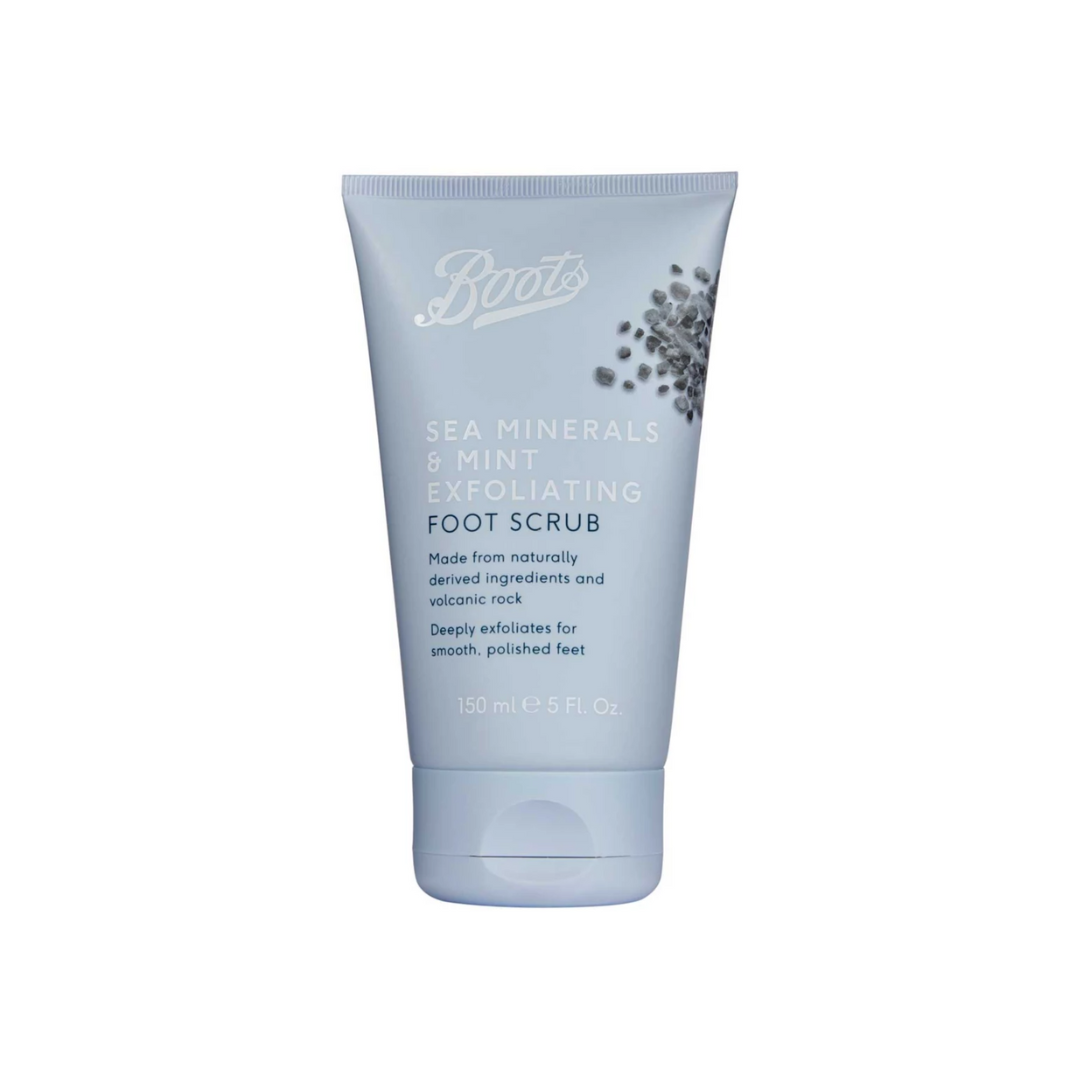 Boots Care Exfoliating Foot Scrub Sea Minerals & Mint