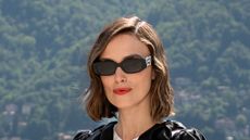 Keira Knightley at the Chanel Cruise 2026 show held at the Villa d'Este on April 29, 2025 in Lake Como, Italy