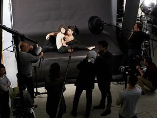 Karl Lagerfeld fragrance shoot