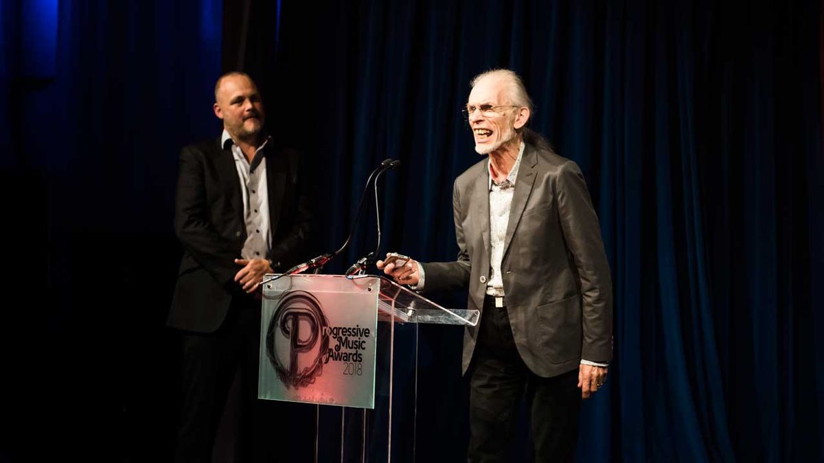 Steve Howe with host Al Murray