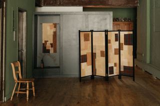 Patchwork screen and divider in Tiwa Select New York show space