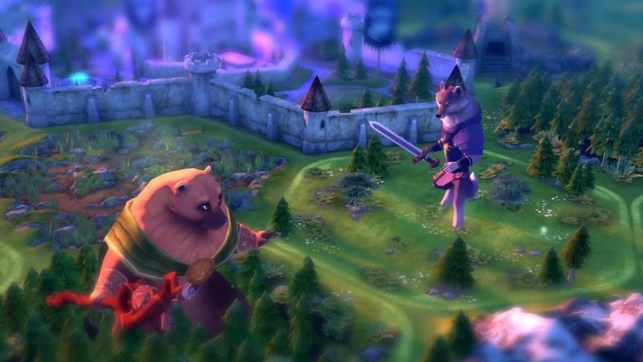 A screenshot from Armello.