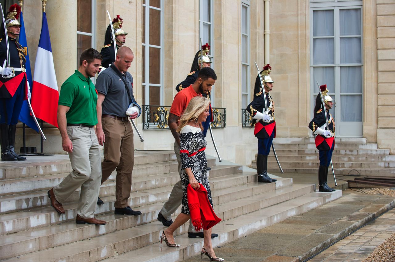 Three Americans were awarded France&amp;#039;s highest honor.