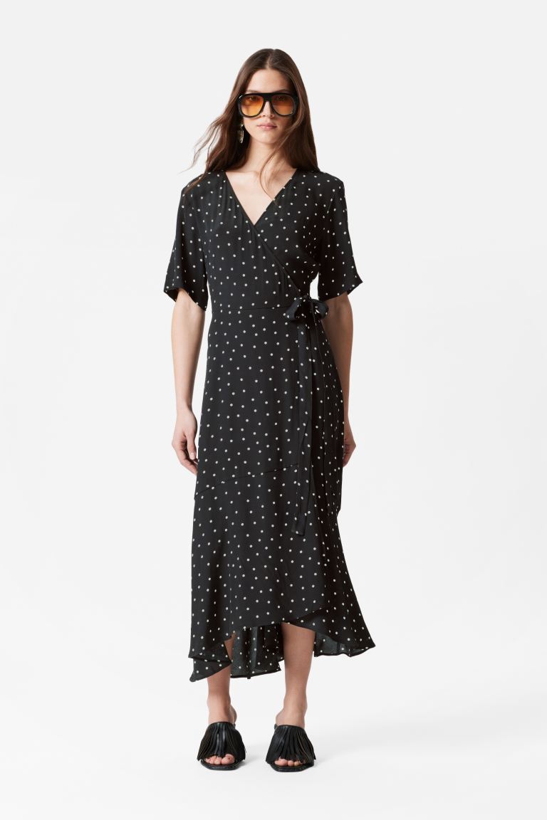Wrap Midi Dress
