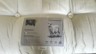 Button & Sprung Southdown label