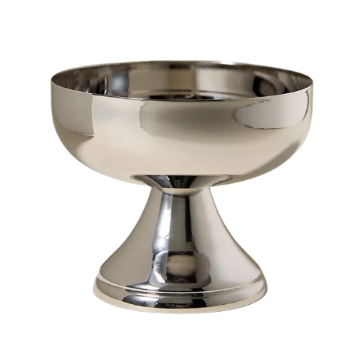 Anthropologie, Betty Stainless Steel Footed Bowl