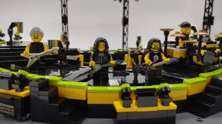 The four members of Metallica as lego men