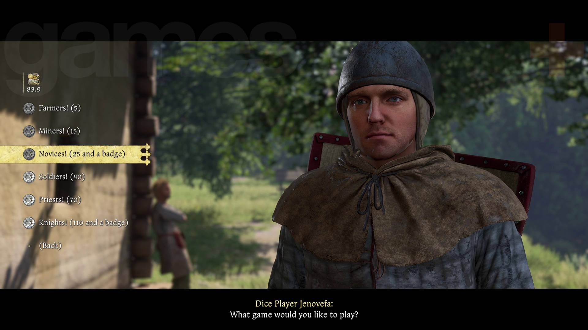 Kingdom Come Deliverance 2 dice henry setting wager at dice table