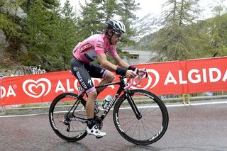 Rigoberto Uran lost his maglia rosa on the road to Val Martello
