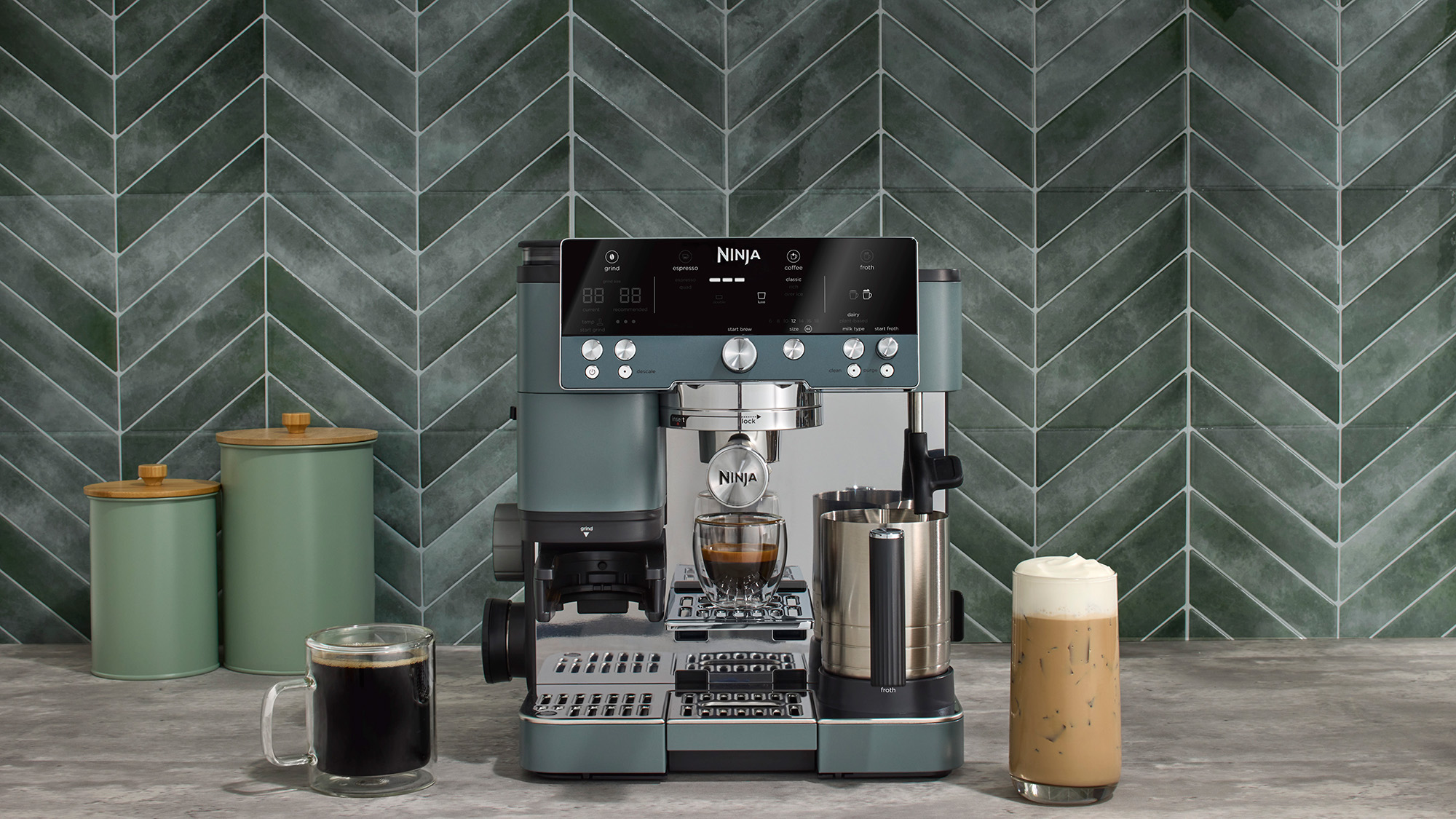 Ninja Luxe Caf&amp;eacute; Premier Series in Ash Green