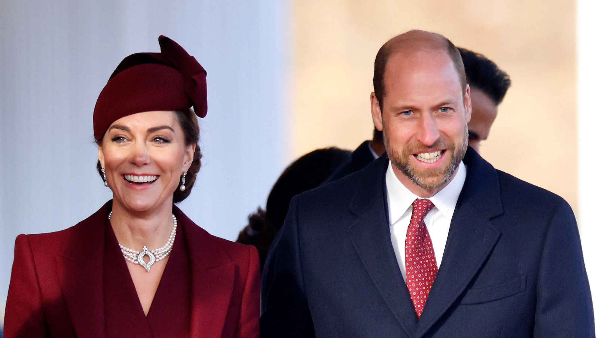 The Prince and Princess of Wales attend the Ceremonial Welcome for The Amir of the State of Qatar