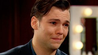 RJ (Joshua Hoffmann) gets emotional on The Bold and the Beautiful