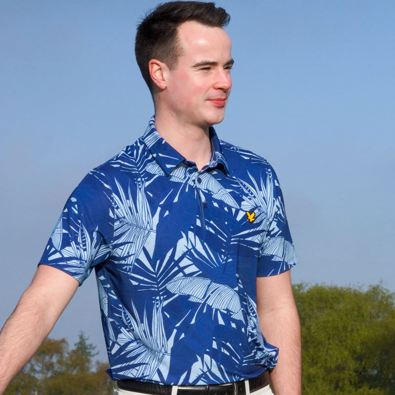 lyle &amp;amp; scott leaf polo