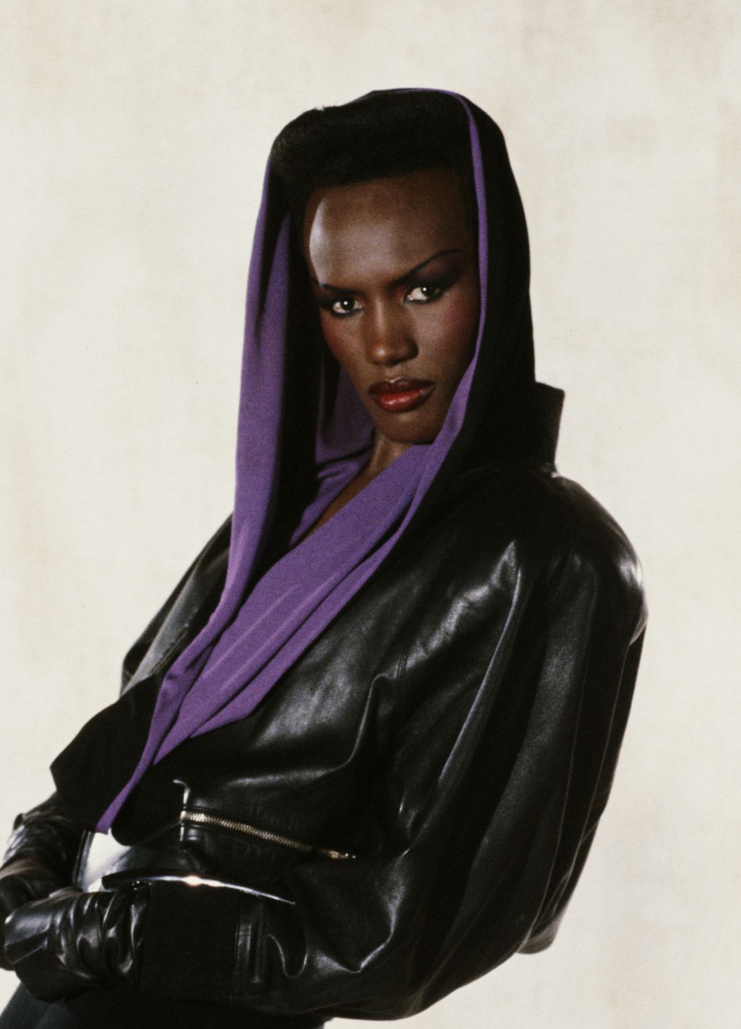 Jamaican-born actress, singer and model Grace Jones as May Day in the James Bond film 'A View To A Kill', 1984