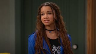 The lead character, Billie, on Wizards Beyond Waverly Place.