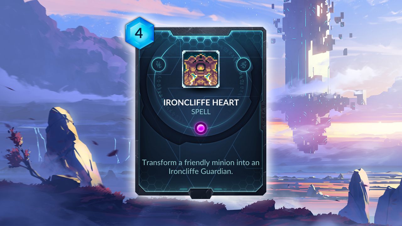 Ironcliffe Heart (Lyonar) &mdash; Ironcliffe Guardian is a staple card in pretty much every Lyonar deck, and now you don't even need to run the minion itself for it to make an appearance! The Ironcliffe Guardian/Divine Bond combo can be ridiculously explosive, and this makes it even easier to pull off. However, Counterplay told me that Shim'zar will also come with a nerf to Divine Bond, raising its mana cost from 2 to 3.