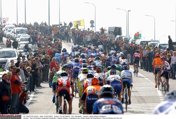 Position ahead of the climbs is important