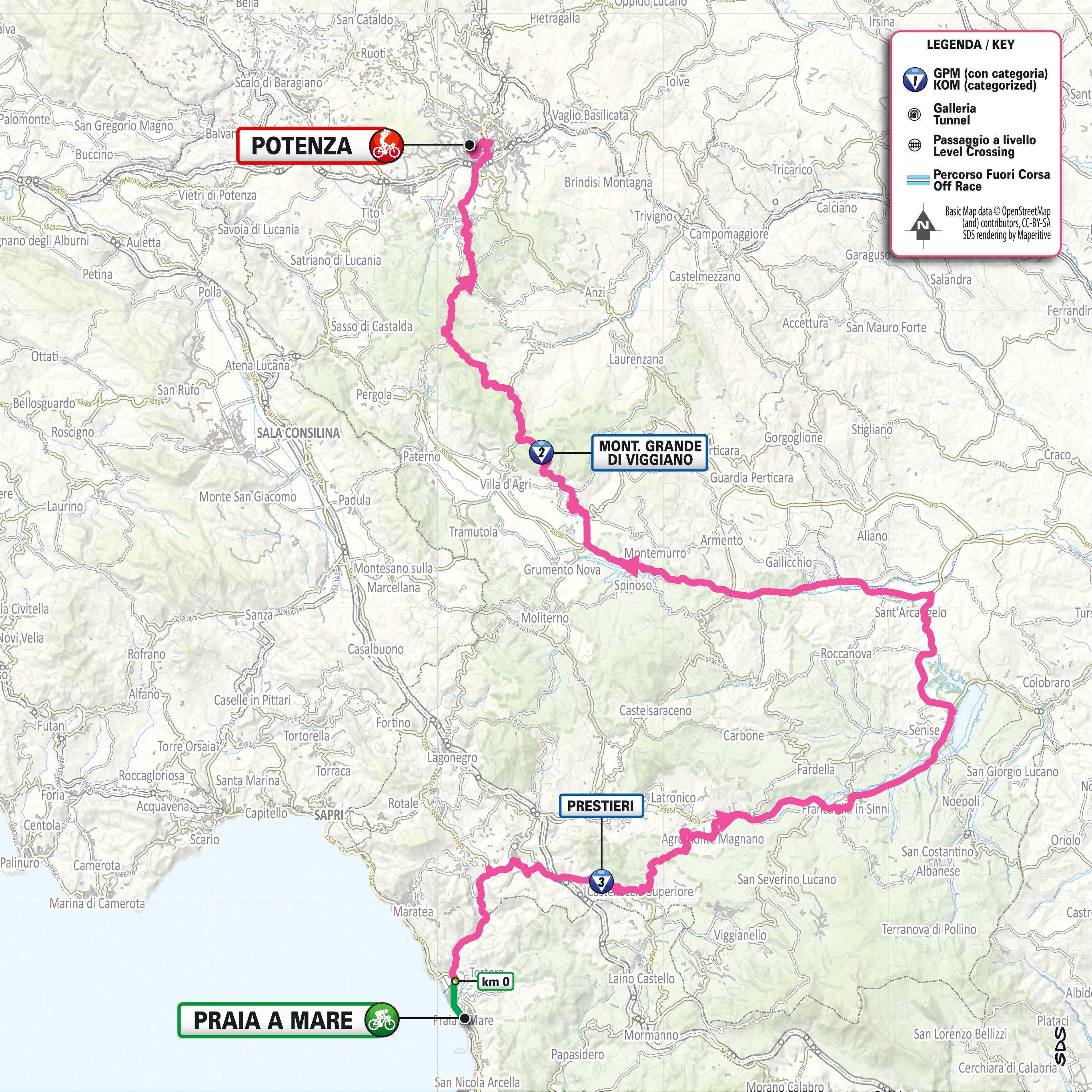 Giro d'Italia 2026 stage 5 map